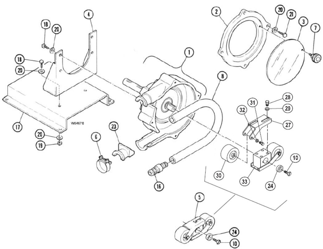 Vector 2002 peristaltic pump exploded parts diagram