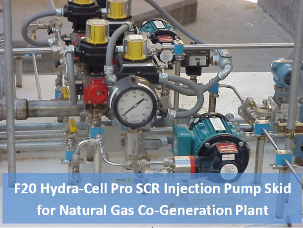 Wanner Engineering F20 Hydra-Cell Pro Pump SCR Pump Skid for NOx Control