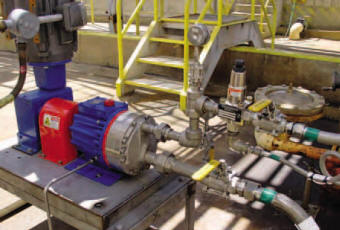 P600 hydra cell metering pump for aqua ammonia injection